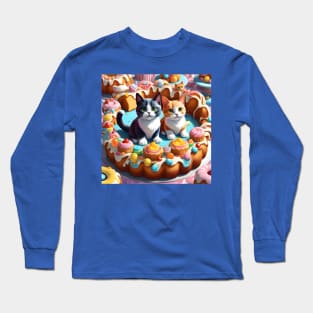 Cat Topping Cakes Long Sleeve T-Shirt